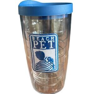 BEACH PET TERVIS TUMBLER WITH BLUE LID - VIRGINIA BEACH VET CLINIC